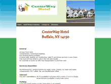 Tablet Screenshot of centerwayhotel.com